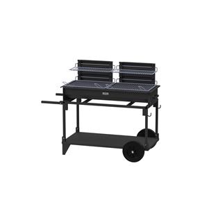 GRILL XL MIT ZWEI KOCHSTELLEN UND WAGEN