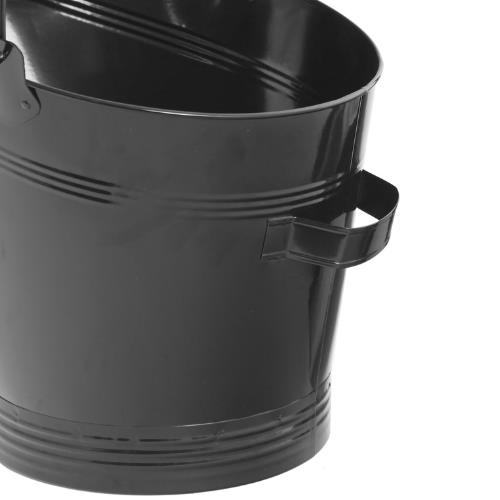 Lacquered Ash Bucket Black