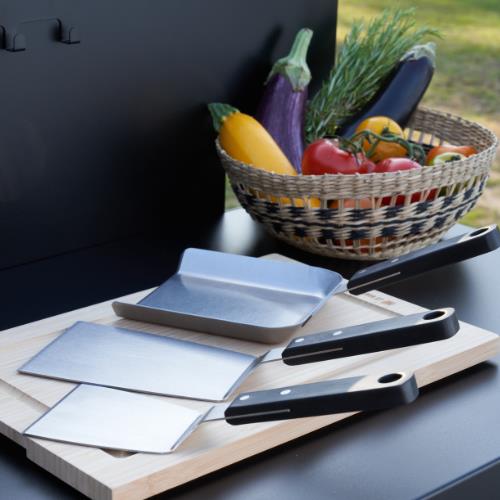 Griddle Cleaning Set (1 Spatula AGR85 + Stainless Steel Scrubbers AGR26)