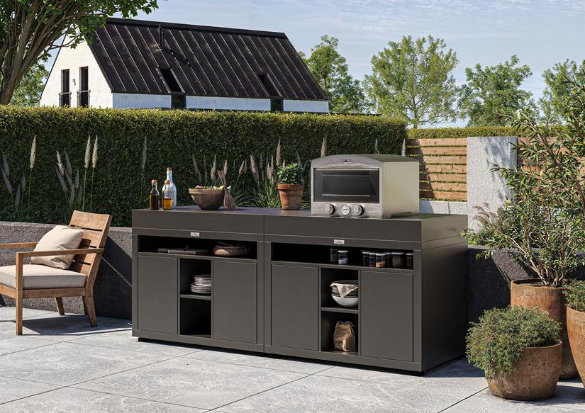 KOCHMÖBEL XL, 110 X 70 CM SCHWARZ