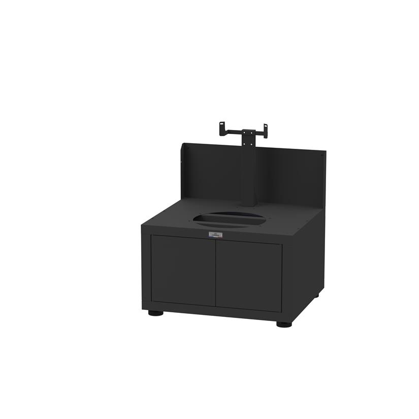 KAMADO-MÖBEL 80 X 70 CM SCHWARZ