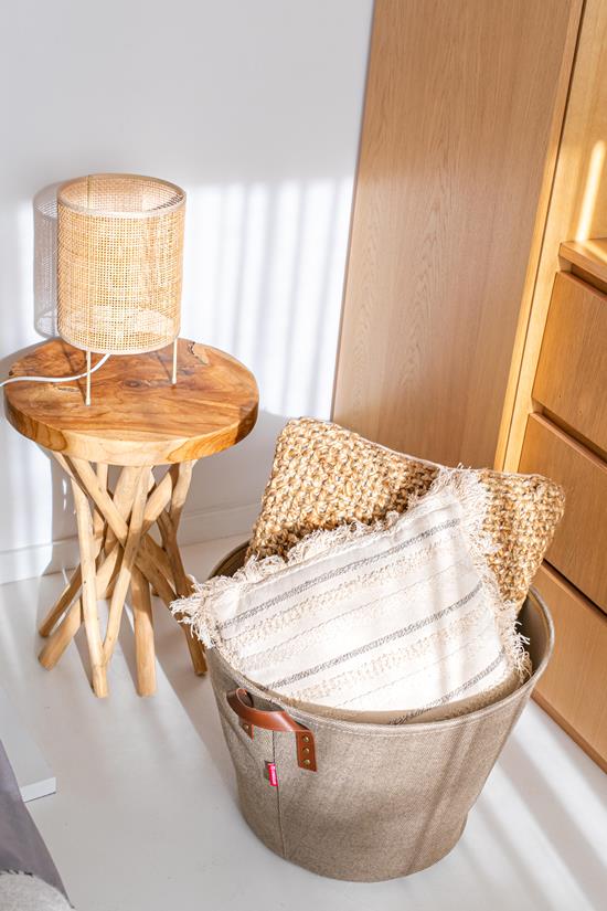 Teahupoo Fabric Log Basket Sable