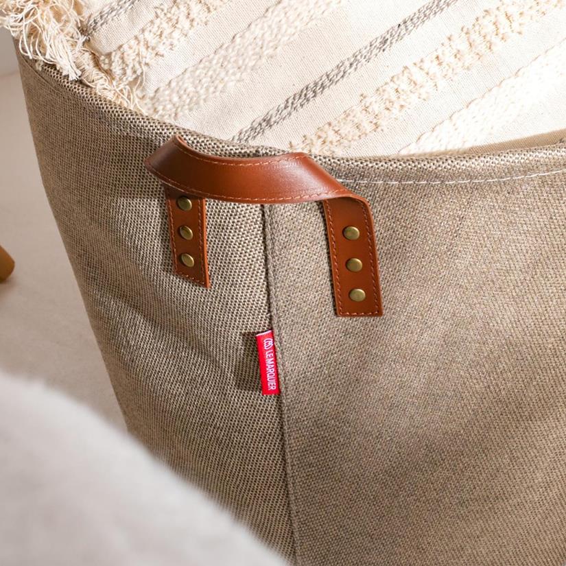 Teahupoo Fabric Log Basket Sable