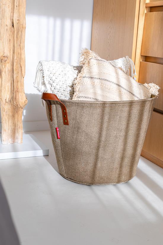 Teahupoo Fabric Log Basket Sable
