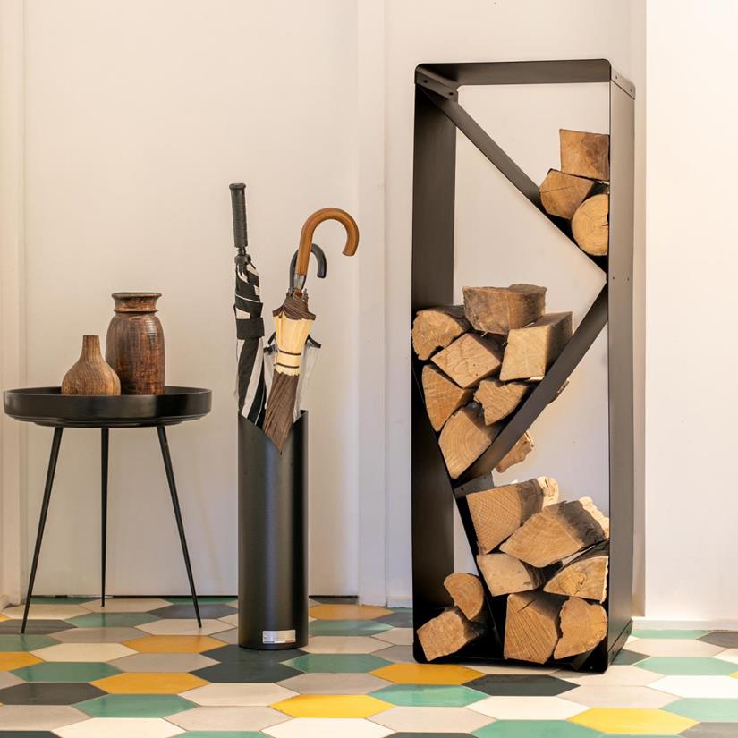 Zack Log Rack Black