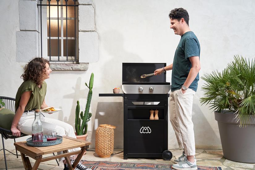 Elektro-Plancha Original 260 Duo Edition (inkl. Wagen und Deckel)