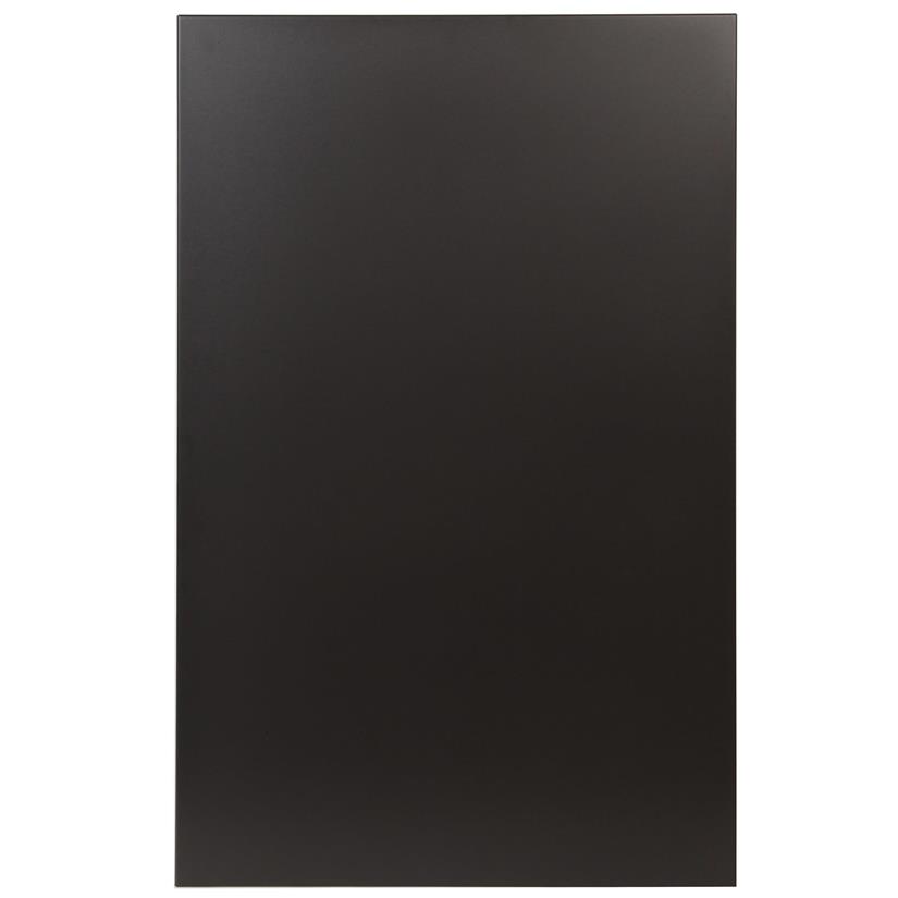 Unifarbenes Wandschild Schwarz 80 x 120 (B x H)