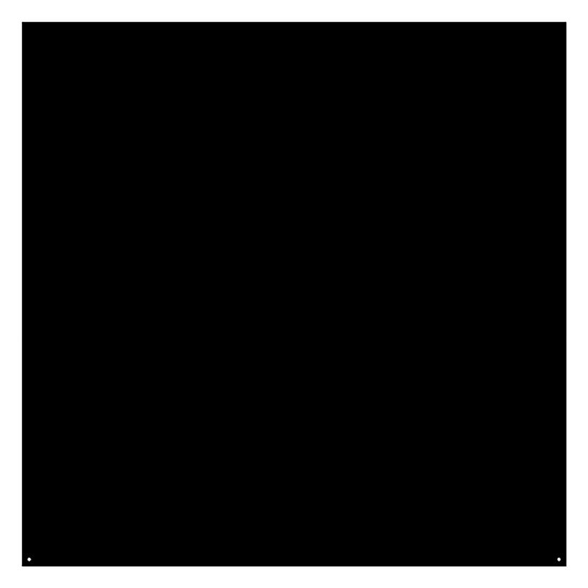 BODENPLATTE QUADRATISCH SCHWARZ 75 x 75 (B x H)