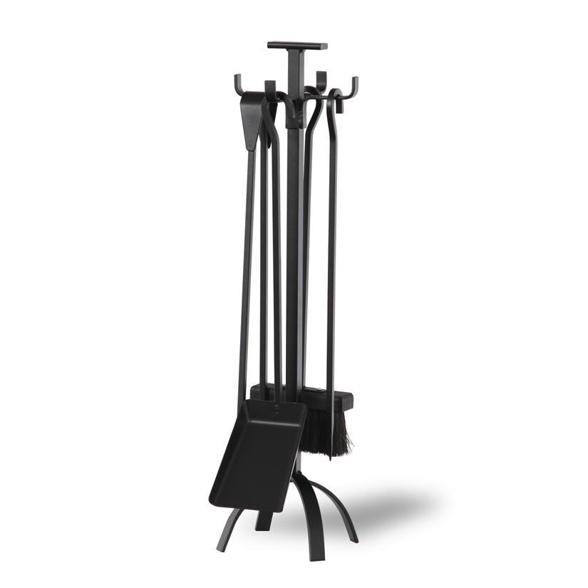 Kaminbesteck Basic Dreifuß Schwarz